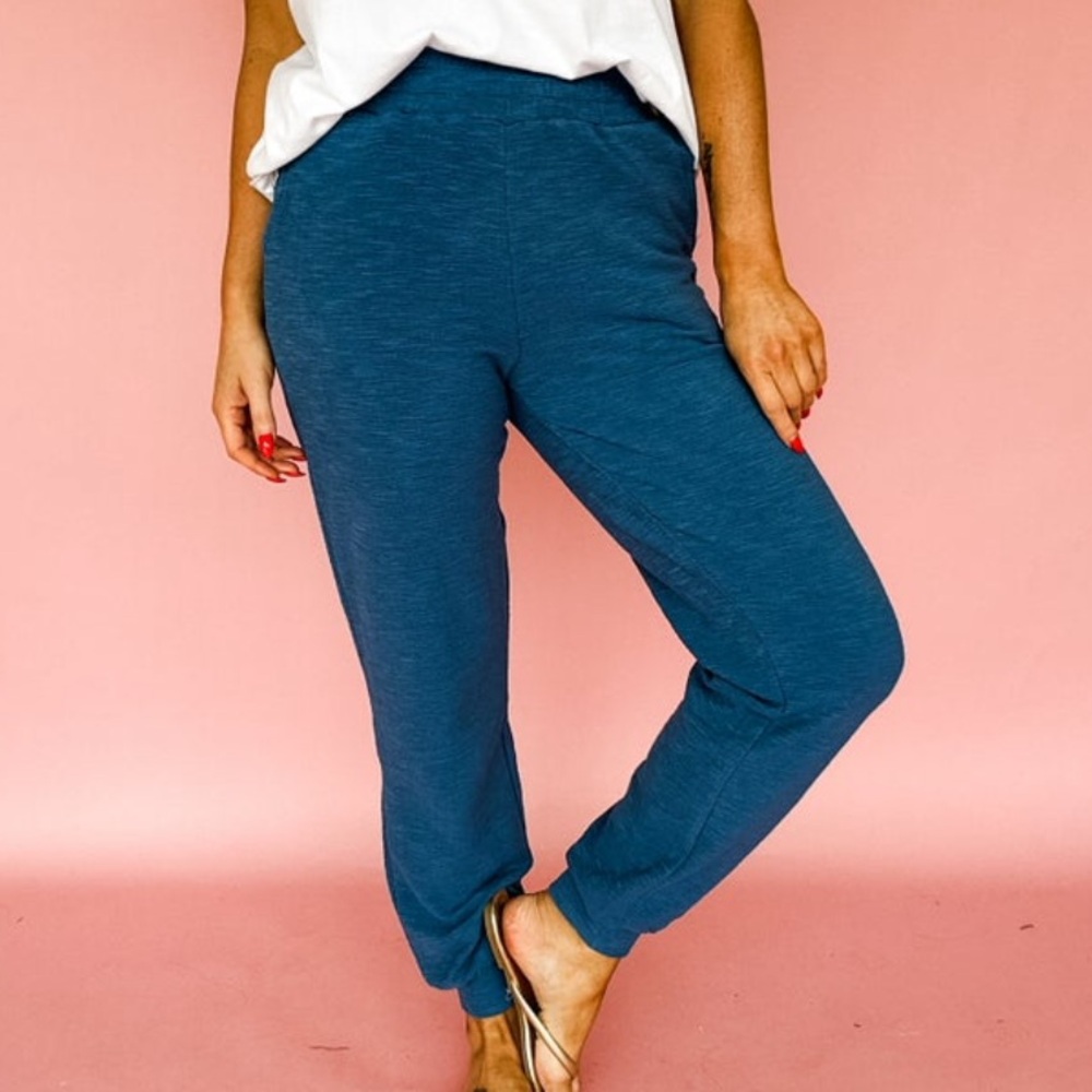 Women's dusty blue joggers